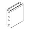 HSK Kienle E100313-U-90 C hinge part glass holder down, stainless steel look