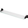 Haceka Aspen 1209520 shelf 600mm satinized glass/ matte black