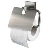 Haceka Mezzo Tec 1123306 toilet roll holder with flap brushed stainless steel