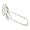 Handicare (Linido) LI2603370102 folding toilet rail 700 mm steel coated white