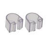 Hansgrohe Casetta 96192000 Seifenschalenklammern ø25mm transparent (2er Set)