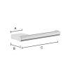 Smedbo Air AK3411 toilet roll holder chrome