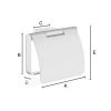 Smedbo Air AK3414 toilet roll holder with flap chrome