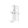 Smedbo Air AK369 soap dispenser chrome