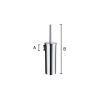 Smedbo Home HK332 toilet brush holder chrome