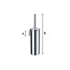 Smedbo House RS332 toiletborstelgarnituur mat chroom