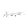 Smedbo Ice OK347 shelf 60cm chrome