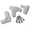 Novellini R01AUD-10 hinge parts set gray