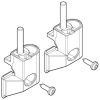 Novellini R02BJS01-68 hinge parts set gray RAL 7046