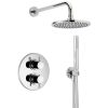 Pure Duero DU5425-IN douche inbouwset met thermostaat inox