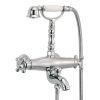 Pure Melrose ME5833 bath thermostatic mixer with hand shower set chrome