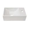 San4U 2508057 Wonder (right) fountain 29x18x9.5cm ceramic white