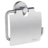Smedbo Home HS3414 Toilettenpapierhalter mit Klappe mattchrom