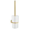 Smedbo Home HV333P toilet brush holder matt brass