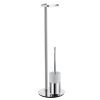 Smedbo Outline FK312P toilet brush holder with toilet roll holder standard chrome