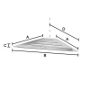 Smedbo Sideline DK3060 corner shelf polished stainless steel