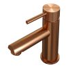 Brauer Carving 5-GK-001-HD6 low surface-mounted basin mixer model A copper brushed PVD