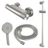 Brauer Carving 5-NG-086-2 surface-mounted shower thermostatic valve SET 02 stainless steel brushed PVD