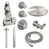 Brauer Carving 5-NG-102 thermostatische inbouw regendouche SET 06 RVS geborsteld PVD