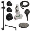 Brauer Carving 5-S-117 thermostatic concealed rain shower SET 21 matte black