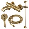 Brauer Edition 5-GG-041-2 opbouw baddouche thermostaatkraan SET 02 goud geborsteld PVD