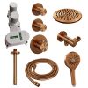 Brauer Edition 5-GK-029 thermostatic concealed rain shower SET 11 copper brushed PVD