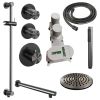 Brauer Edition 5-GM-032 thermostatic concealed rain shower SET 13 gunmetal brushed PVD