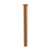Clou CL1060604383 tube with collar 300mm ø25mm serving Mini Suk siphon brushed bronze PVD