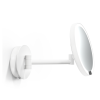 Decor Walther 0125850 JUST LOOK PLUS WD vergrootspiegel 5x mat wit