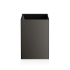 Decor Walther 0614066 DW 74 afvalbak zonder deksel 24x17x17cm mat donker metaal
