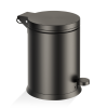 Decor Walther 0614866 TE 38 pedal bin with soft close 29xø21cm matt dark metal