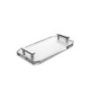 Decor Walther Crystal 0942456 KR TAB tray clear crystal/ chroom
