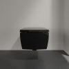 Villeroy en Boch Memento 2.0 8M24S1S0 toiletzitting met deksel Glossy Black