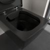 Villeroy en Boch Memento 2.0 8M24S1S0 toiletzitting met deksel Glossy Black