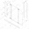 HSK Favorit E60076 slide-in rubber for 2-piece or 3-piece bath folding wall, gray *no longer available*