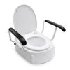 Handicare (Linido) 10659 toilet riser with folding armrests and lid white