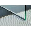 Blanke Aqua Keil Glass 1932856120L Glasabschneideprofil 1200x37mm links mattschwarz