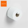 Clou Flat CL090203120 toilet roll holder without flap matte white