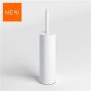 Clou Shokker SJ092600120 toilet brush holder standing matt white