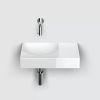 Clou Vale CL0303161R fountain 38x19cm without tap hole right glossy white ceramic