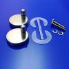 Duravit Starck 1 - Starck 3 0061381000 scharnierset voor toiletzitting Starck 1 0065880000 (tot Februari 2010) en Starck 3 0063890000