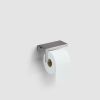 Clou Fold CL090402941 toiletrolhouder met cover rvs geborsteld