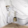 Clou Fold CL/09.04041.82 toiletborstelgarnituur wand goud geborsteld PVD