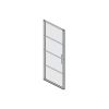 Sealskin Soho SOHO/SW/90/HRZLKSTRP/KF horizontale lekstrip 812mm zwart (korte flap)