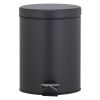 Geesa Hotel 91635-06 Pedaleimer 5 Liter freistehend schwarz