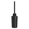 Geesa Opal Black 917211-06 toilet brush with holder black