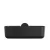 Geesa Opal Black 917214-06 shower basket 25 cm black