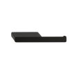 Geesa Shift Black 919924-06 toiletrolhouder zonder klep met planchet mat zwart