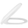 Pressalit Comfort D2 1050011-DK3999 toilet seat with cover white polygiene