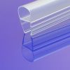 Exa-Lent Universal DS2510010 klares Duschprofil 1 Faltenbalg 8mm (Kugel) 100cm - 10mm